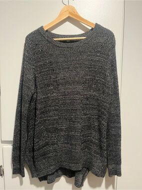 Mossimo/Target Oversized Gray Marled Knit Sweater